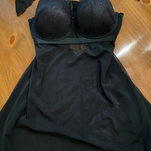 Black  36DD intimate with panty